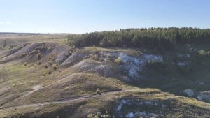 Устье реки Елшанка и берег Волги у села Новодевичье, Самарская область