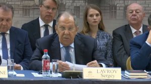 С.Лавров на «круглом столе» на тему «Украинский кризис. Соблюдение целей и принципов Устава ООН»