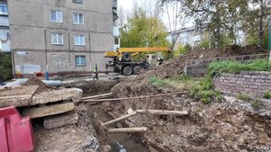 На проспекте Гагарина продолжается капитальный ремонт и аварийные работы