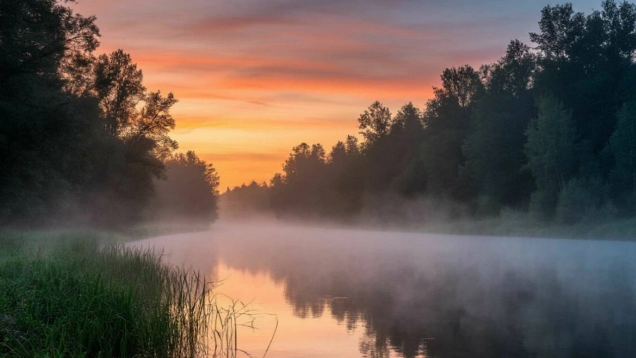Утренний рассвет | Музыка для релаксации | Слайдшоу