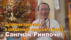 Сангнак Ринпоче. Духовная практика в священный месяц Сага Дава