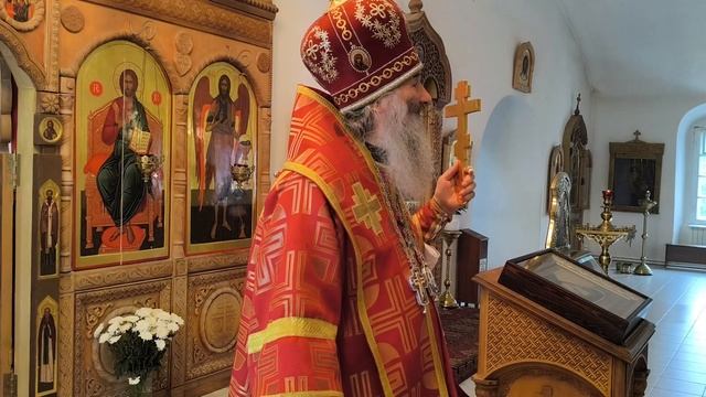 Проповедь митрополита Иоанна в праздник Усекновения главы Иоанна Предтечи в Мироносицком монастыре смотреть онлайн