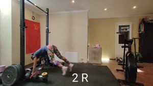 3 rounds 3'w/3'r: 20-15-10 cal bike // burpee F2B (feet to bar)