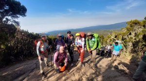 Группа Клуба 7 Вершин "Фура слева" поднялась в Лагерь Шира на одноименном плато