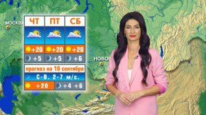 Прогноз погоды на 18 сентября в Новосибирске