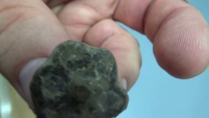 Свинцовая поясная бляшка из раскопа по ул. Измайлова 45