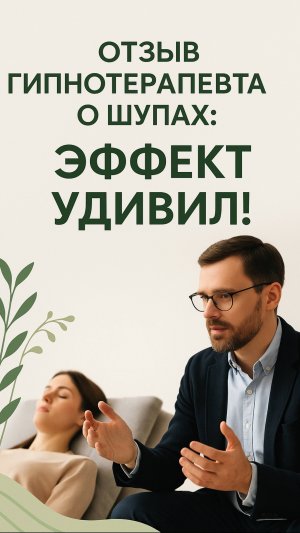 Отзыв от Гипнотерапевта о Шупах