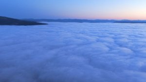 Магадан, Старая Веселая, туман, восход