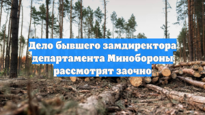 Дело бывшего замдиректора департамента Минобороны рассмотрят заочно