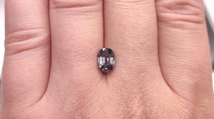 Шпинель Грозовая, кушон 1.42 ct. Танзания + гемм. заключение