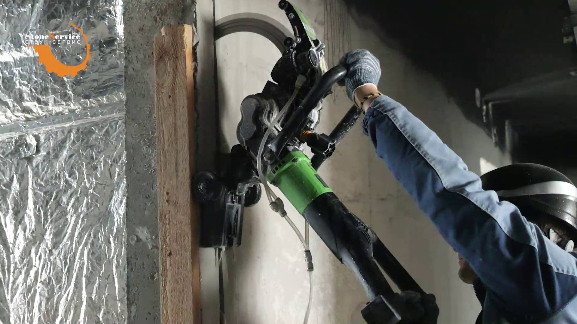 Тестируем электрический кольцерез по бетону Diamaster TITAN-400 400мм 4,0кВт смотреть онлайн