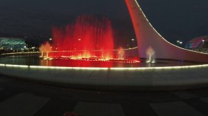 Фонтан в Олимпийском парке Сочи!