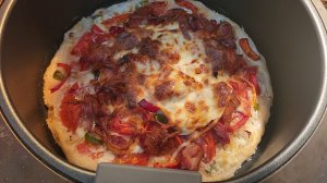 Пицца по-Пекински с уткой 🍕 🐥 🍅 🧀