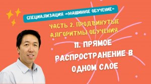 11.Прямое распространение в одном слое