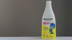 WONDER LAB детский экогель для душа 2 в 1 «банановый рай»