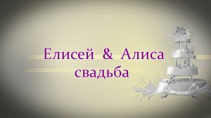 Свадьба Елисея и Алисы фото