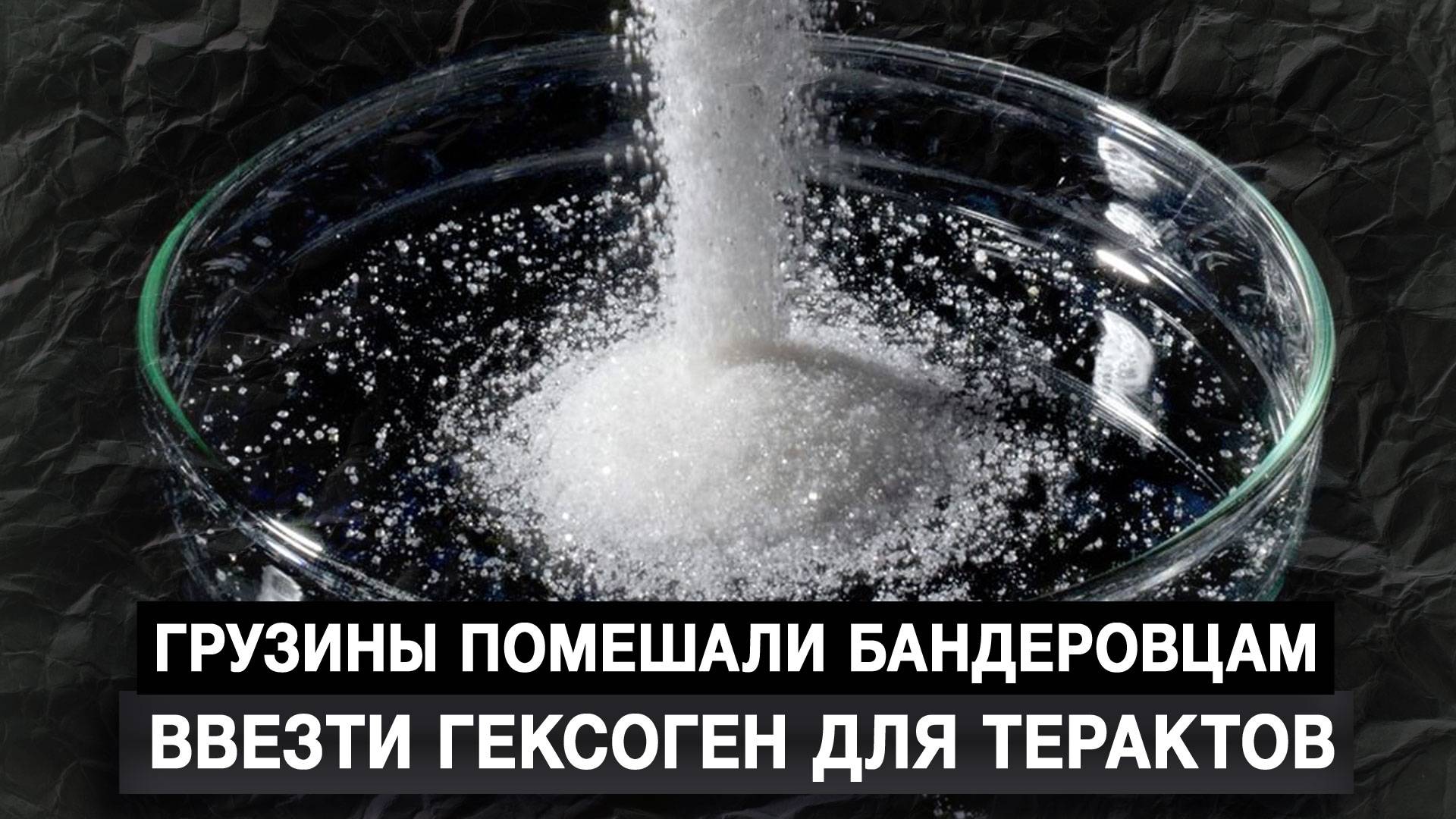 Грузины помешали бандеровцам ввезти гексоген для терактов