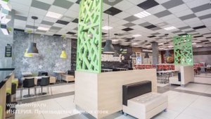 Hesburger. Барная стойка для кафе на фудкорте. Курск