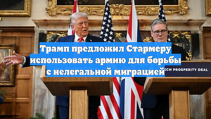 Трамп предложил Стармеру использовать армию для борьбы с нелегальной миграцией