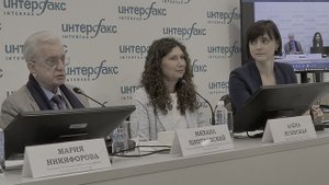 Пресс "Итоги Международного форума объединенных культур" в "Интерфаксе" (фр.12)
