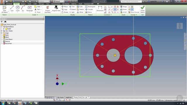 13 - Model Prep Using the Key Design Tools - Create Stock with Sketch, Constraints & Extrude смотреть онлайн