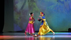 Кришна и Радха. 2025 Группа индийского танцы "Дивали" Таганрог.