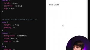 Sticky exercise solution 1