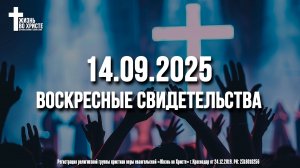 ЕЖЕНЕДЕЛЬНЫЕ СВИДЕТЕЛЬСТВА | КРАСНОДАР | 14.09.2025