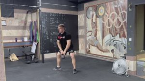 Тяга гири сумо до подбородка| Kettlebell sumo deadlift high pull