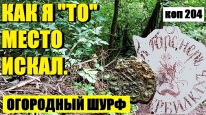 или ГЛАВНОЕ НАЙТИ "ТО" МЕСТО И НАХОДКИ БУДУТ. коп 204