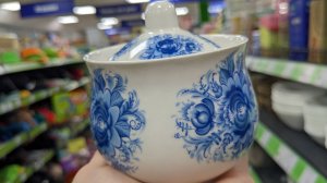 В ФИКС ПРАЙС приглянулась сахарница, круглый нож и баночки для кухни. Хороший производитель лака