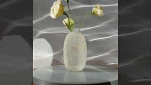 ваза из камня "карамелька"