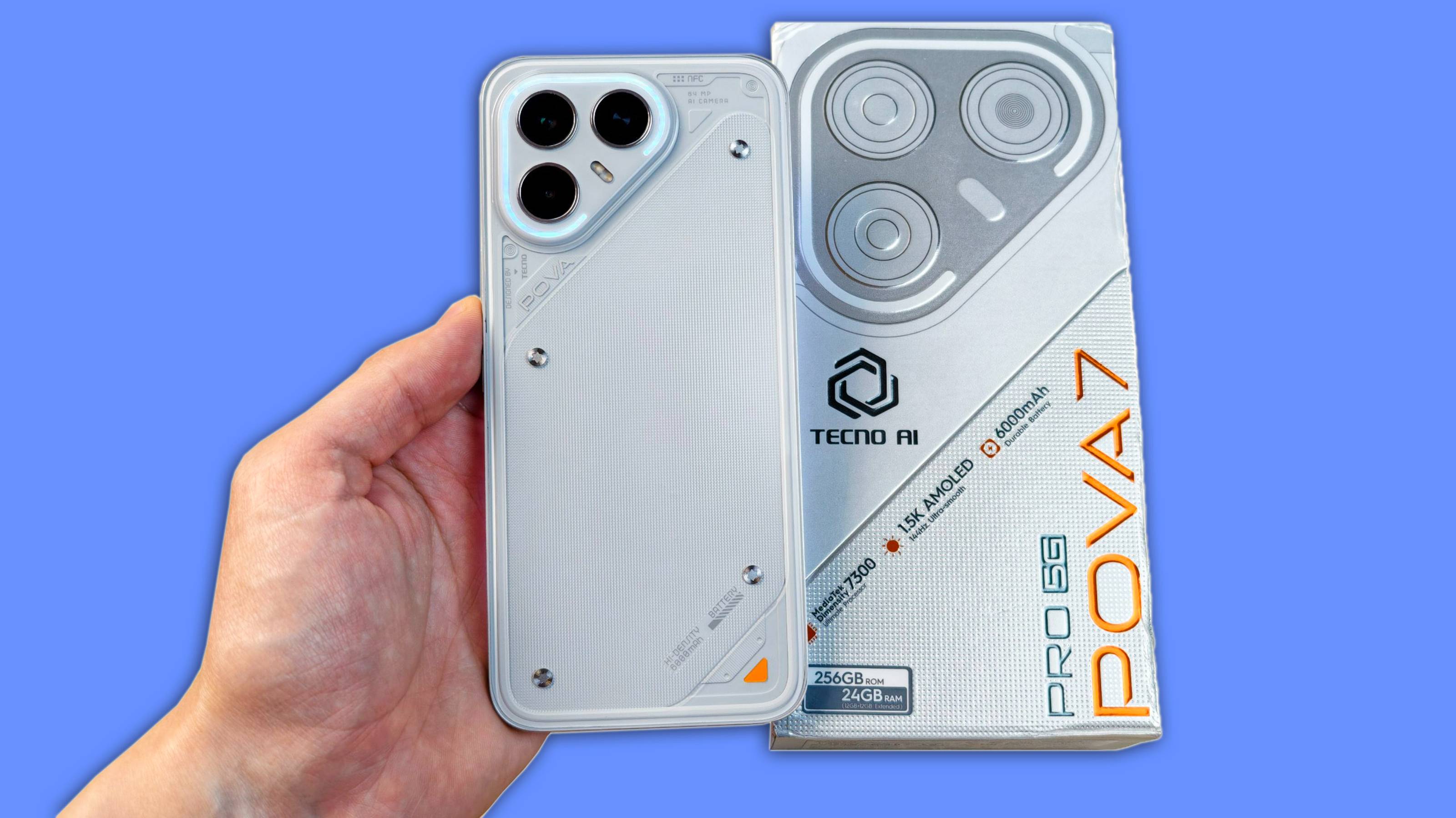 TECNO POVA 7 PRO 5G - ЯРКИЙ ДИЗАЙН И ЭКРАН 144ГЦ!