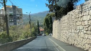 Ялта. От развилки Рабочая ул./обводная, вниз по Халтурина до Кирова ул. 08.09.25. Крым. Crimea.Yalta
