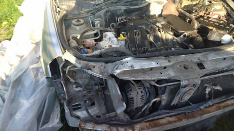 Двигатель в работе