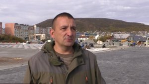 На Магаданской площади практически закончили все работы по бетонированию
