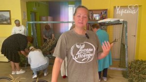 В Дзержинском провели мастер-класс по плетению маскировочных сетей.