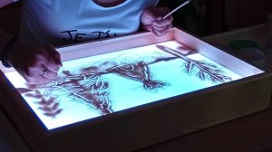 В Нижневартовском районе создают песочный фильм о жителе Варьёгана, совершившем подвиг в тылу