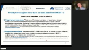 Вебинар "Митохондриальная дисфункция в патогенезе НАЖБП" (РОПИП)