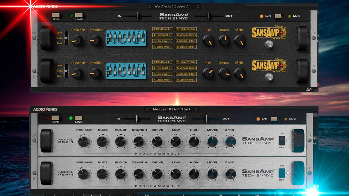 Audiopunks  SansAmp Rack