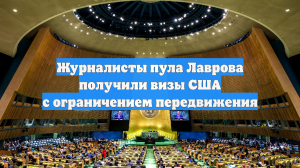 Журналисты пула Лаврова получили визы США с ограничением передвижения