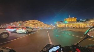 Катаю по Санкт-Петербургу на Yamaha MT-09