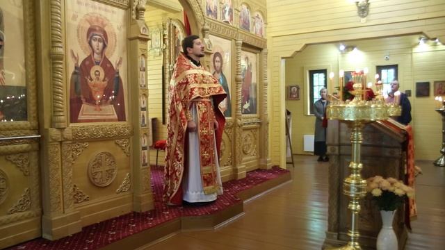 УСЕКНОВЕНИЕ ГЛАВЫ ИОАННА ПРЕДТЕЧИ. Проповедь от 11 сентября. Иерей Димитрий Воеца. смотреть онлайн