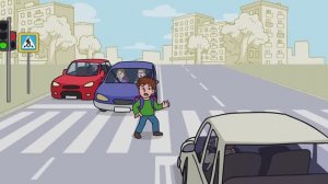 Ожившая раскраска от РСА I 3 сезон I Выпуск 17: "Чем опасен пешеходный переход?"