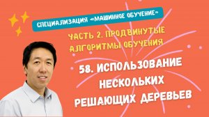 58.Использование нескольких решающих деревьев