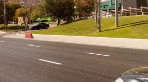 Поездка на трамвае под номером 90 с зарядной батареей. Показал три вокзала и метро Красносельская .