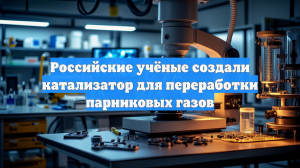 Российские учёные создали катализатор для переработки парниковых газов