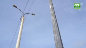 Новое освещение на улице Мира. Нижневартовск