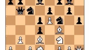 Нимцович 2 ходом двинул пешку _h4_ и на 24 ходу поставил красивый мат слоном