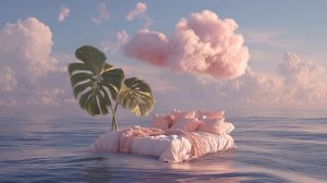 🌊☁️Sleeping Under a Cotton Candy Cloud I Surreal Dreamscape